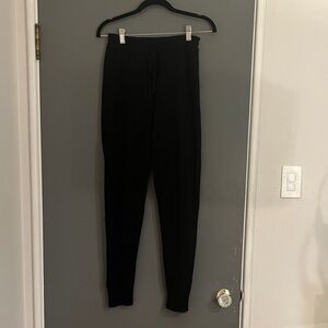Saks Fifth Avenue Cashmere Black Jogger Sweatpants